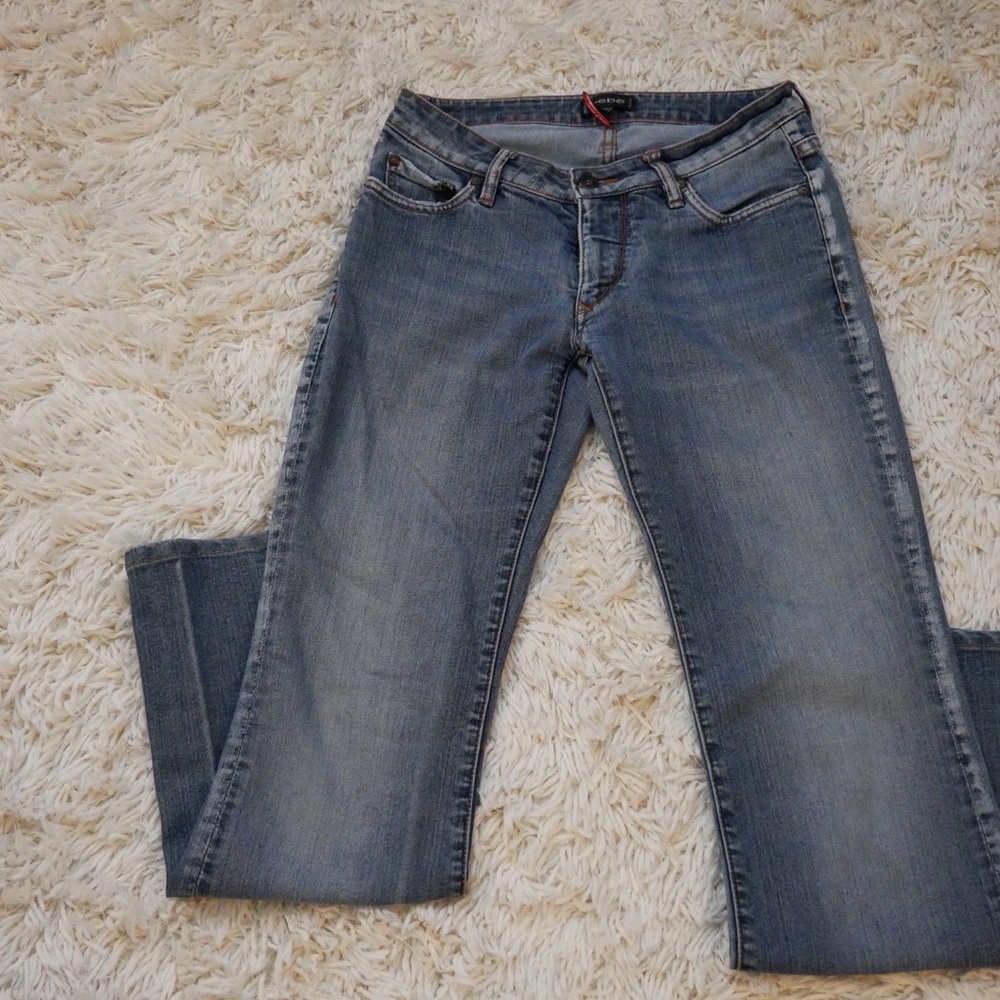 BEBÉ women light wash Jeans